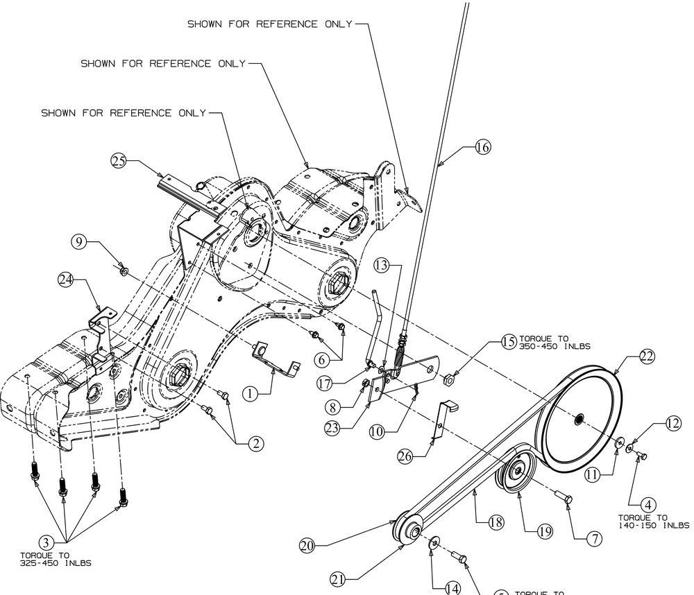 Drive Diagram and Parts List for RT65 (21AB45M8710)(2019) Cub Cadet Tiller